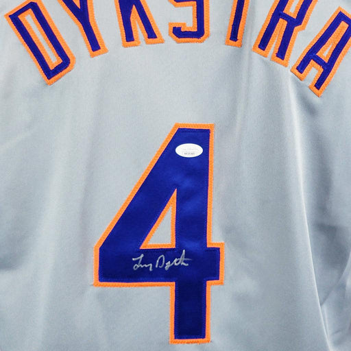 Lenny Dykstra Signed New York Grey Baseball Jersey (JSA) - RSA