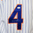 Lenny Dykstra Signed New York White Pinstripe Baseball Jersey (JSA) - RSA