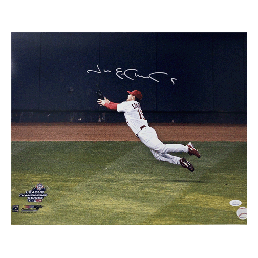 Jim Edmonds Autographed 16 x 20 Photo (JSA)"The Catch" - RSA