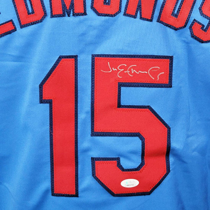 Jim Edmonds Signed St. Louis Light Blue Baseball Jersey (JSA) - RSA