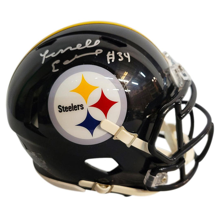 Terrell Edmunds Signed Pittsburgh Steelers Speed Mini Replica Football Helmet (Beckett) - RSA