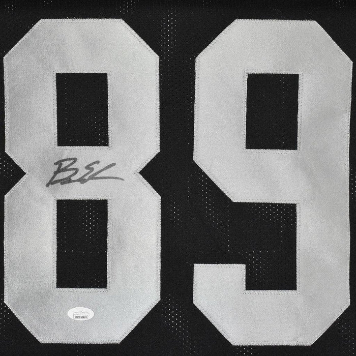 Bryan Edwards Signed Las Vegas Black Football Jersey (JSA) - RSA