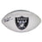 Bryan Edwards Signed Oakland Raiders Official NFL Team Logo Football (JSA) - RSA
