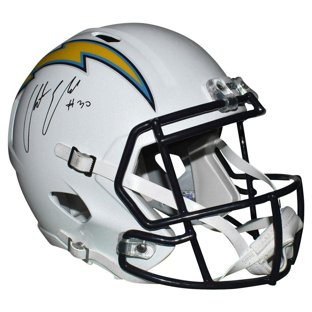 Austin Ekeler Signed Los Angeles Chargers Full-Size Speed Replica Football Helmet  (PSA) - RSA