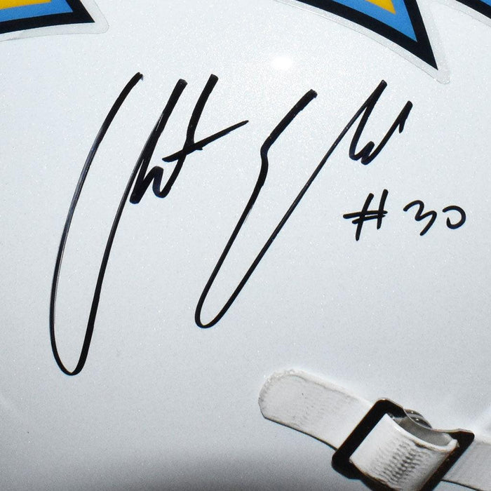 Austin Ekeler Signed Los Angeles Chargers Full-Size Speed Replica Football Helmet  (PSA) - RSA
