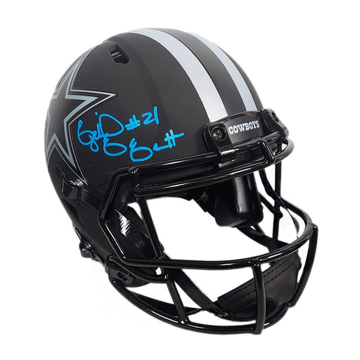 Ezekiel Elliott Signed Dallas Cowboys Authentic Eclipse Speed Full-Size Football Helmet (Beckett) - RSA