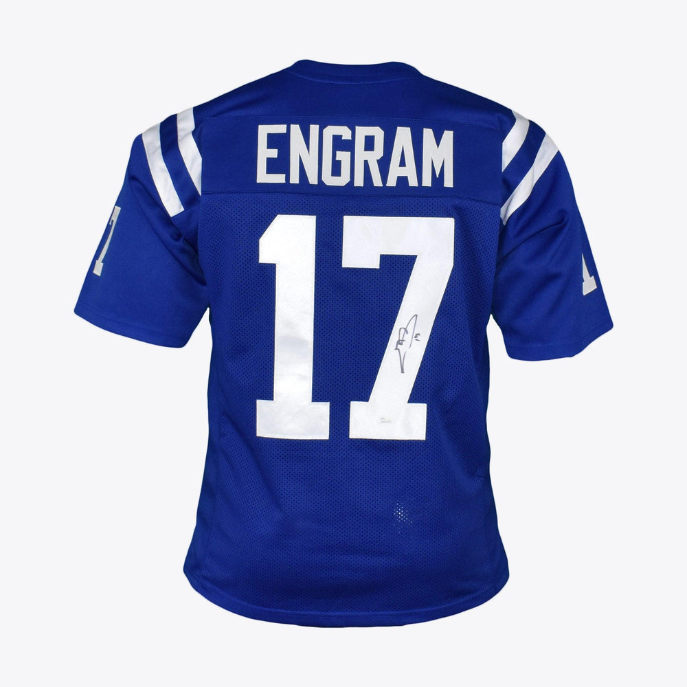 Evan Engram Signed College Blue Football Jersey (JSA) - RSA