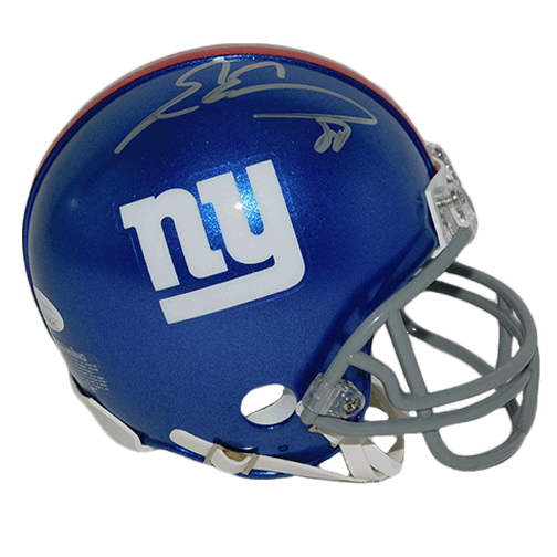 Evan Engram Autographed New York Giants Mini Football Helmet (JSA) - RSA