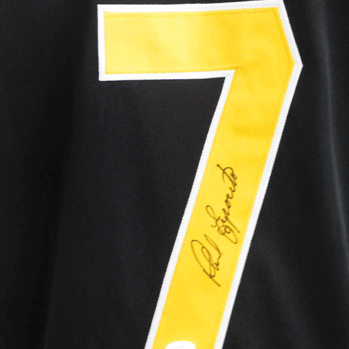 Phil Esposito Pro Style Autographed Hockey Jersey Black (JSA) - RSA