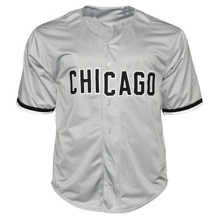 Carl Everett Signed Chicago Grey Baseball Jersey (Beckett) - RSA