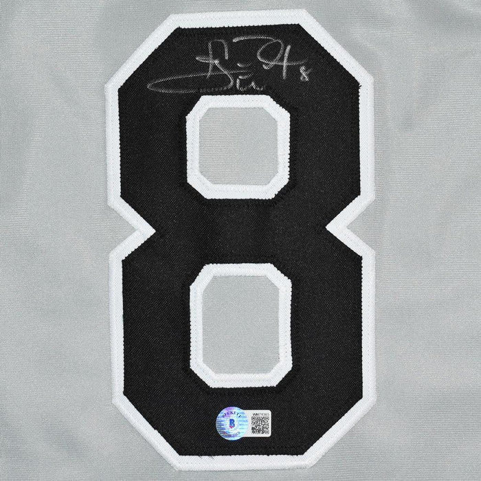Carl Everett Signed Chicago Grey Baseball Jersey (Beckett) - RSA
