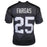 Justin Fargas Signed Las vegas Black Football Jersey (JSA) - RSA