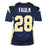 Marshall Faulk Signed St. Louis Blue Football Jersey (JSA) - RSA