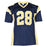 Marshall Faulk Signed St. Louis Blue Football Jersey (JSA) - RSA