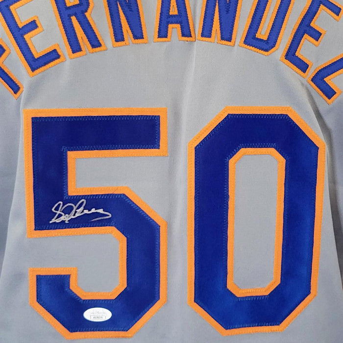 Sid Fernandez Signed New York Grey Baseball Jersey (JSA) — RSA