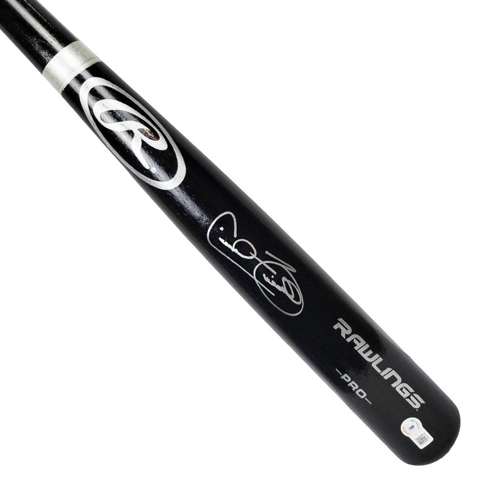 Cecil Fielder Signed Rawlings Black Baseball Bat (Beckett) - RSA