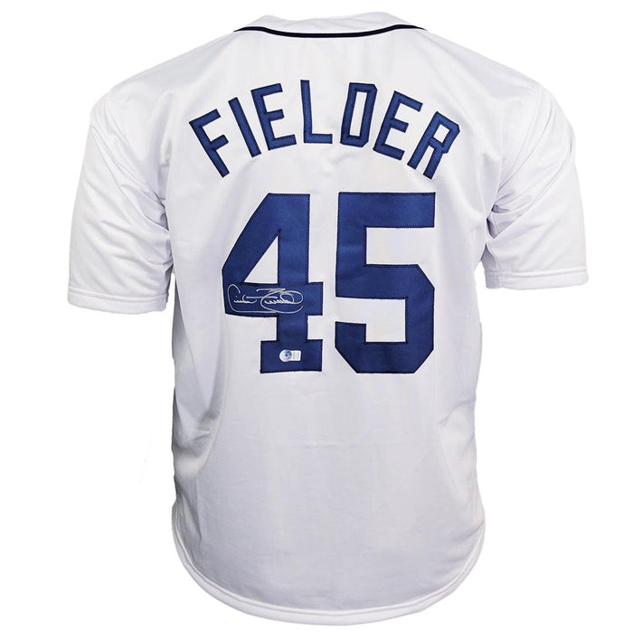 Cecil Fielder Signed Detroit White Baseball Jersey (Beckett) - RSA