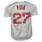 Carlton Fisk Signed Boston Grey Baseball Jersey (JSA) - RSA