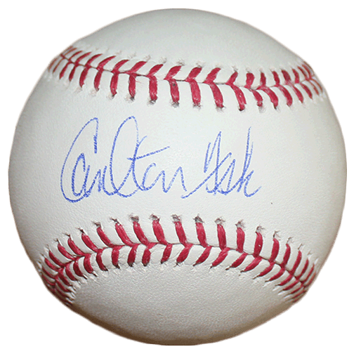 Carlton Fisk Autographed Official MLB Baseball (JSA) - RSA