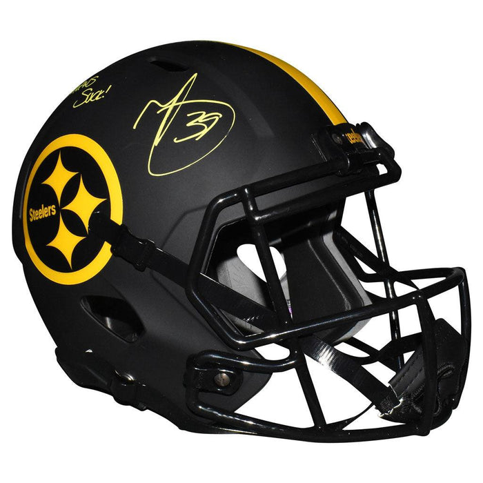 Minkah Fitzpatrick Signed Inscribed Ravens Suck Pittsburgh Steelers Eclipse Speed Full-Size Replica Football Helmet (JSA) - RSA