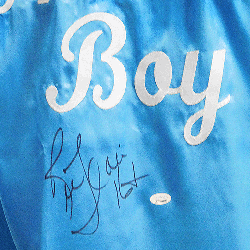 Ric Flair Autographed Blue Pro Wrestling Nature Boy Robe (JSA) 16x Inscription Included! - RSA