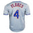 Wilmer Flores Signed New York Grey Baseball Jersey (JSA) - RSA