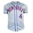 Wilmer Flores Signed New York Grey Baseball Jersey (JSA) - RSA