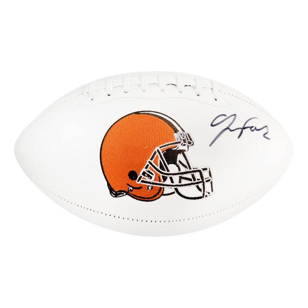 Jerome Ford Signed Cleveland Browns Official NFL Team Logo White Football (JSA) - RSA
