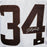Jerome Ford Signed Cleveland White Football Jersey (JSA) - RSA
