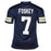 Isaiah Foskey Signed Notre Dame College Blue Football Jersey (JSA) - RSA