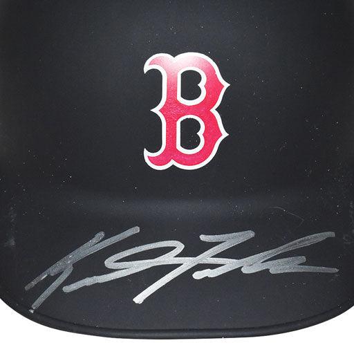 Keith Foulke Signed Boston Red Sox Matte Black Mini MLB Baseball Batting Helmet (JSA) - RSA