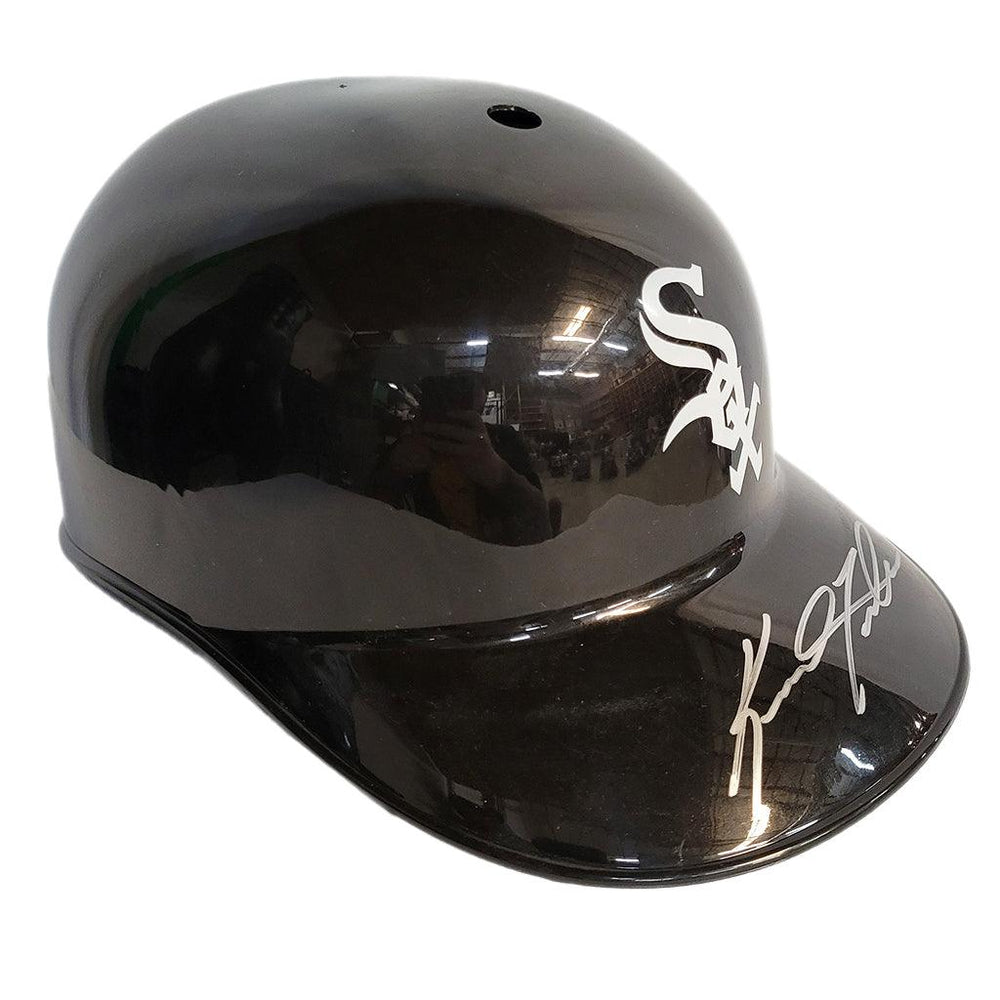Keith Foulke Signed Chicago White Sox Souvenir MLB Baseball Batting Helmet (JSA) - RSA