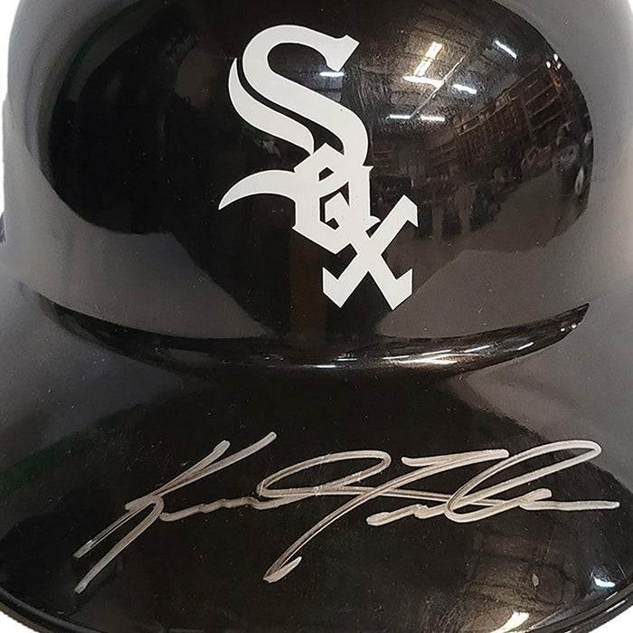 Keith Foulke Signed Chicago White Sox Souvenir MLB Baseball Batting Helmet (JSA) - RSA