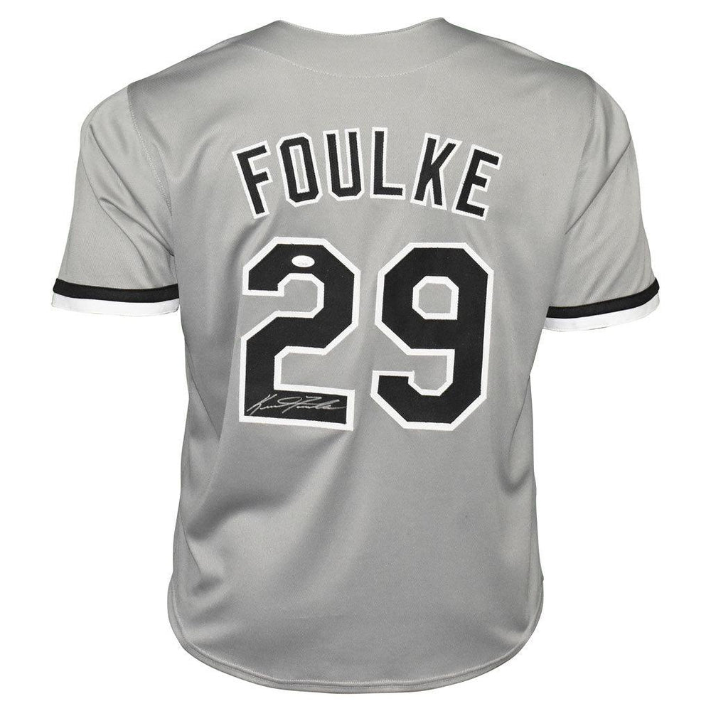 Keith Foulke Signed Chicago Grey Baseball Jersey (JSA) - RSA