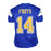 Dan Fouts Signed HOF 93 Pro-Edition Blue Football Jersey (JSA) - RSA