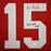 Tommie Frazier Signed College-Edition Red Football Jersey (JSA) '94/'95 National Champs Inscription - RSA