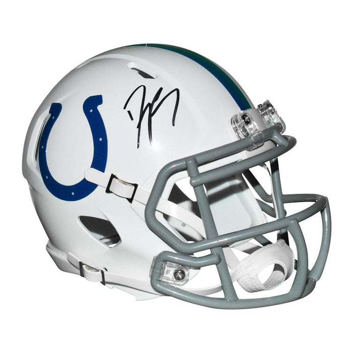 Dwight Freeney Signed Indianapolis Colts Speed Mini Football Helmet (JSA) - RSA