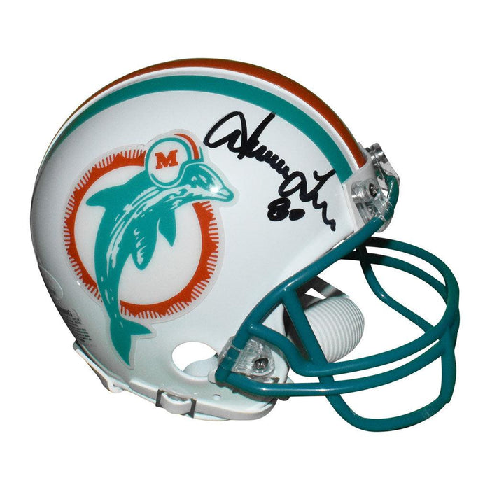Irving Fryar Signed Miami Dolphins Mini Replica White Football Helmet (JSA) - RSA