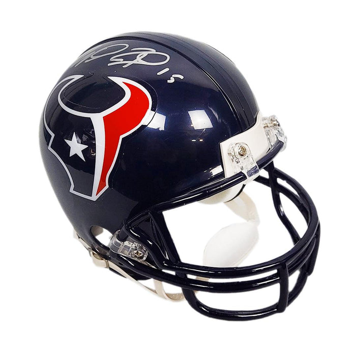 Will Fuller Signed Houston Texans Mini Football Helmet (Beckett) - RSA