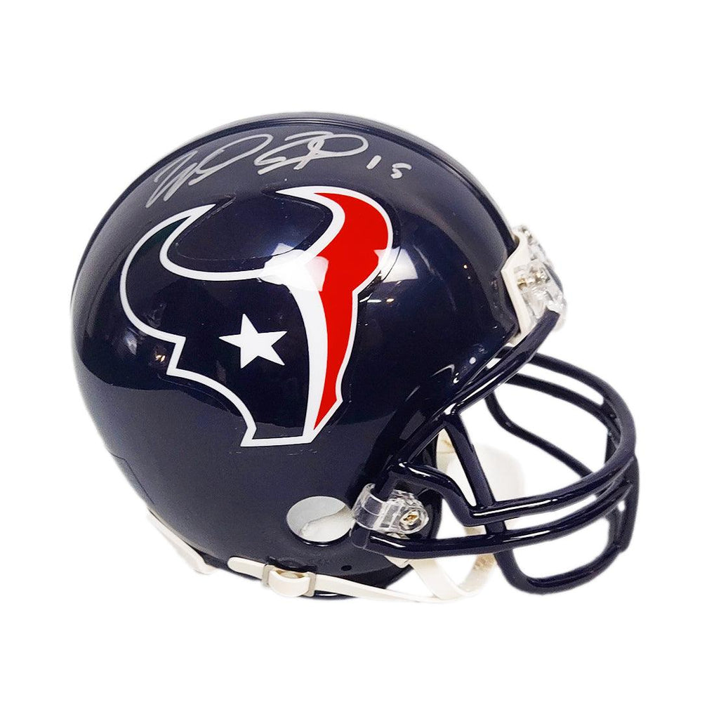 Will Fuller Signed Houston Texans Mini Football Helmet (Beckett) - RSA