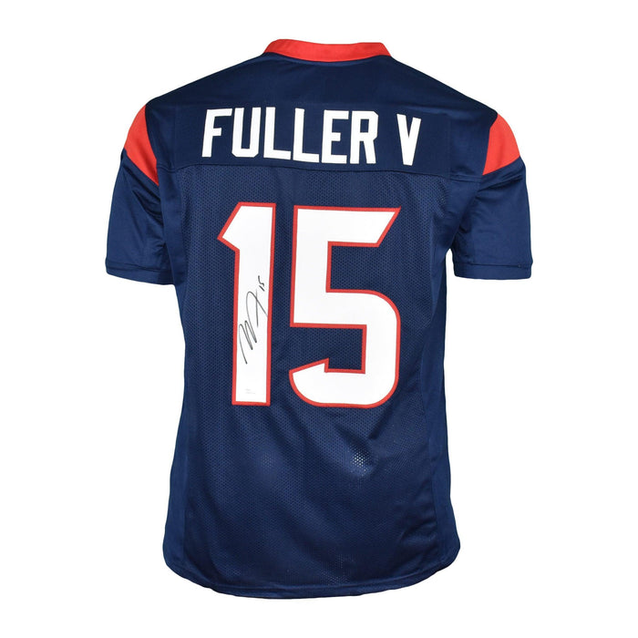 Will Fuller V Signed Pro-Edition Blue Football Jersey (JSA) - RSA