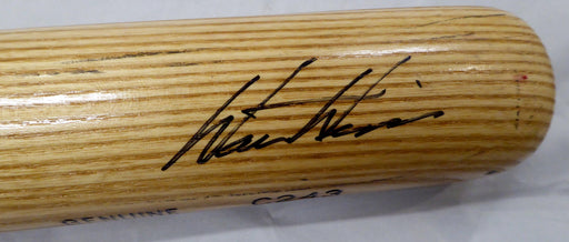Walt Weiss Autographed 1990 Game Issued Louisville Slugger Bat Oakland A's Beckett BAS QR #BF24934 - RSA