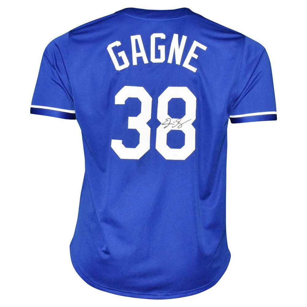 応援グッズ Eric Gagne Los Angeles Dodgers Jersey Eric Gagne Signed Los Angeles Blue Baseball Jersey (JSA) — RSA