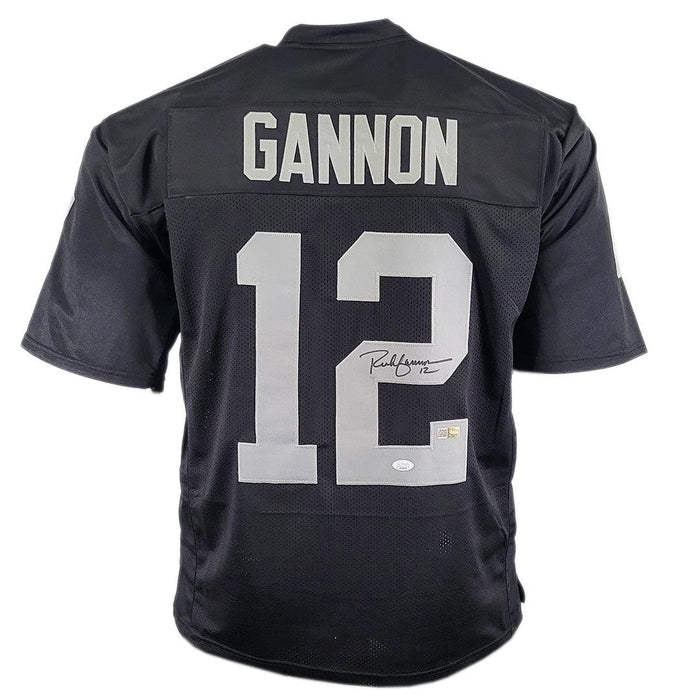 Rich Gannon Signed Las Vegas Black Football Jersey (JSA) — RSA