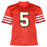 Jeff Garcia Signed San Francisco Red Football Jersey (JSA) - RSA
