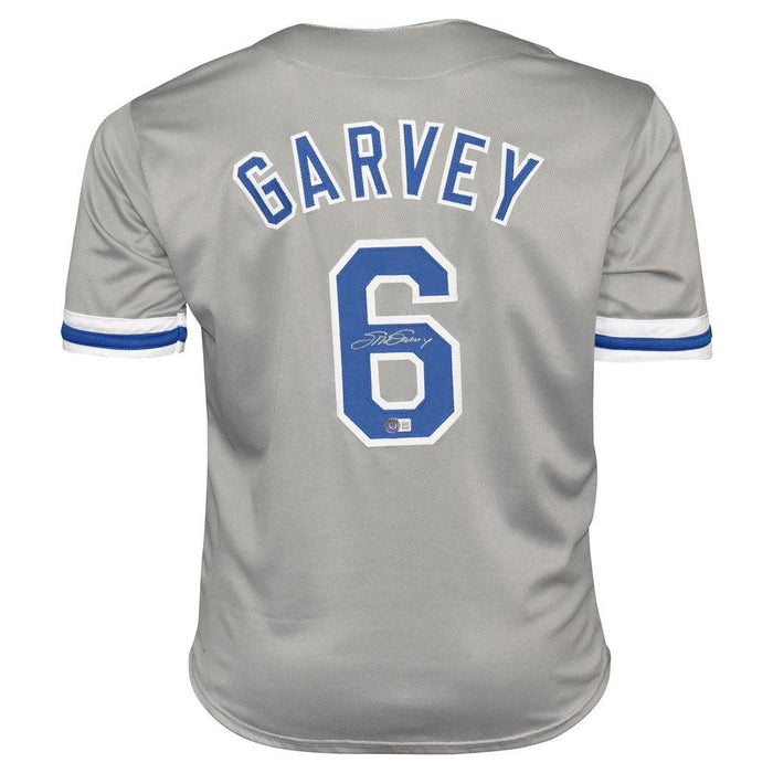 Steve Garvey Signed Los Angeles Grey Baseball Jersey (Beckett) - RSA