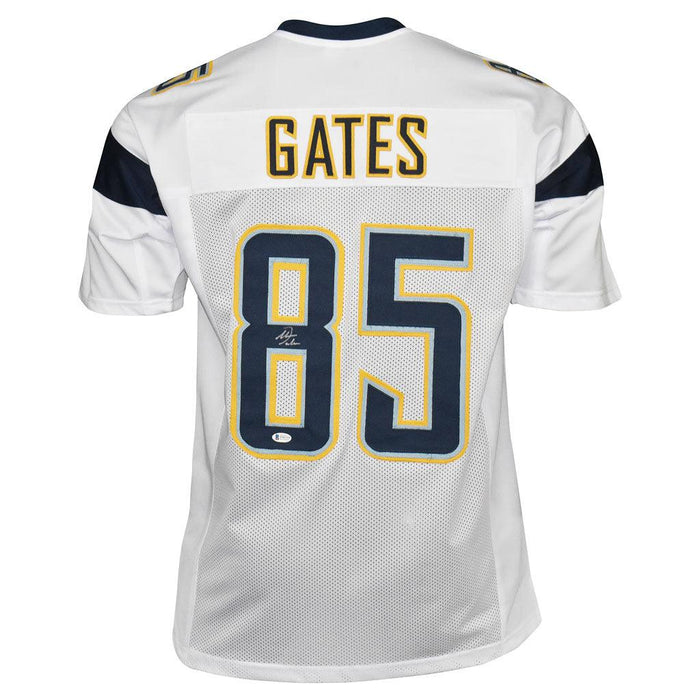Antonio Gates Signed San Diego White Football Jersey (Beckett) - RSA