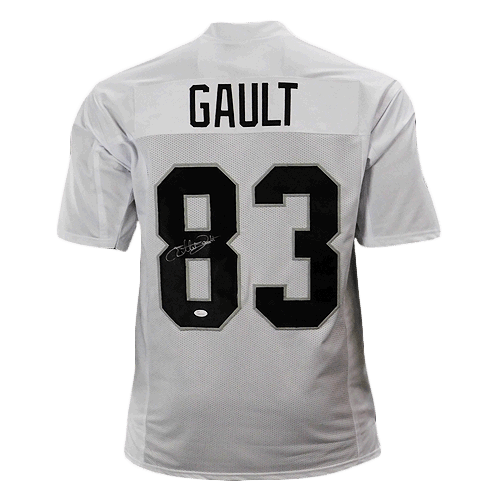 Willie Gault Signed Pro Edition White Football Jersey (JSA) - RSA