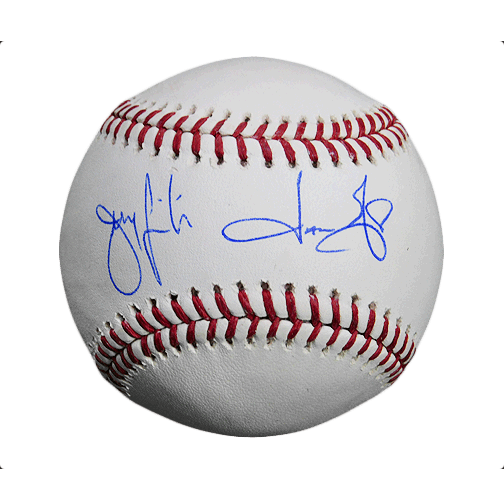Jason & Jeremy Giambi Dual-Signed Rawlings Official MLB Baseball (PSA) - RSA