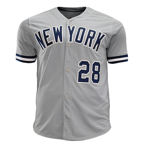 Joe Girardi Signed 4x WS Champs New York Grey Baseball Jersey (JSA) - RSA